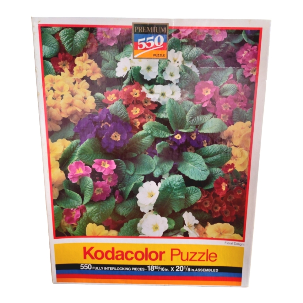 Vintage Kodacolor Puzzle 550 Fully Interlocking Pieces